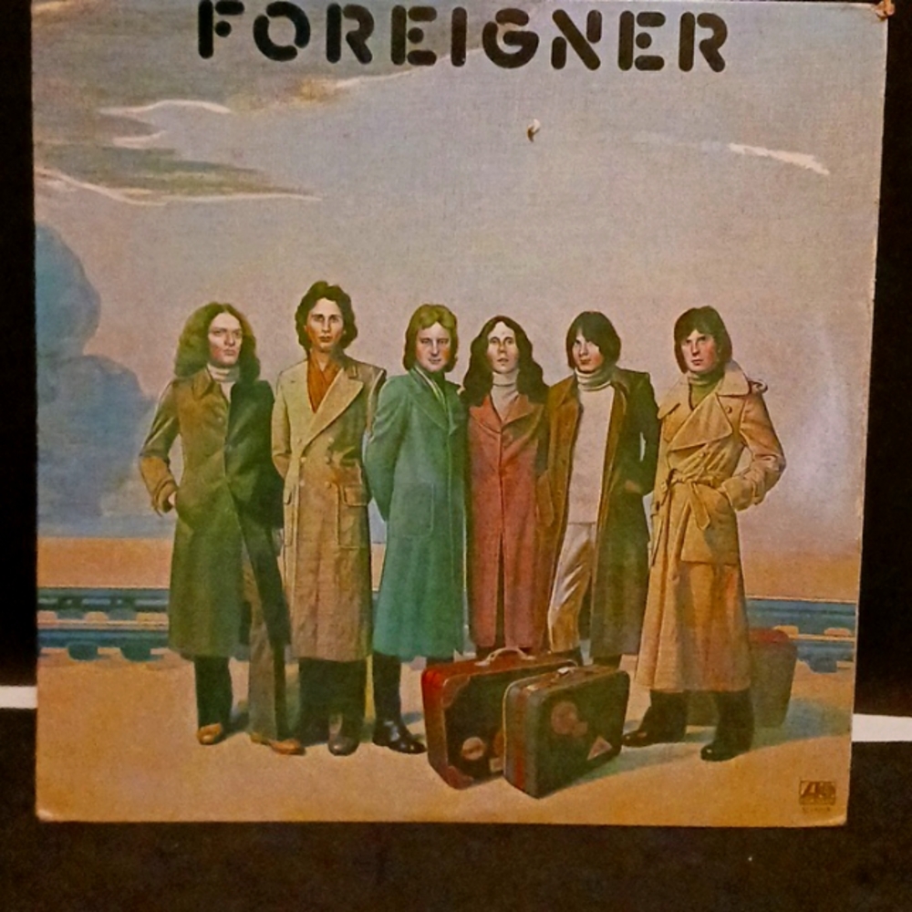 Foreigner on vinyl record
